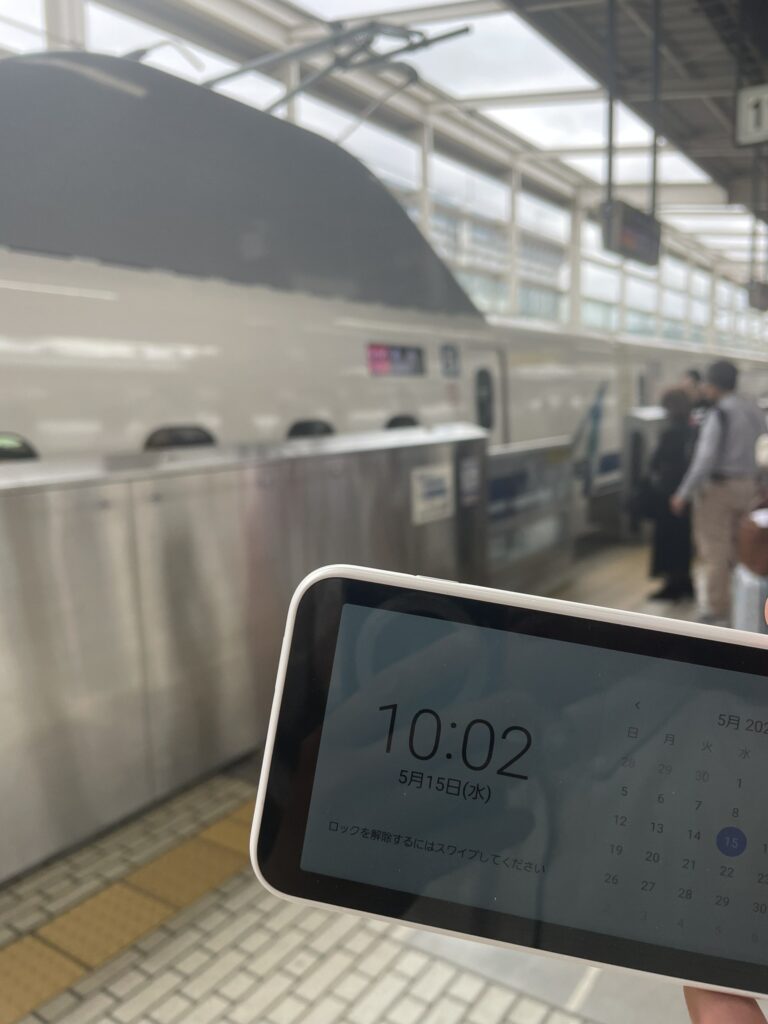 京都駅のホーム 240510