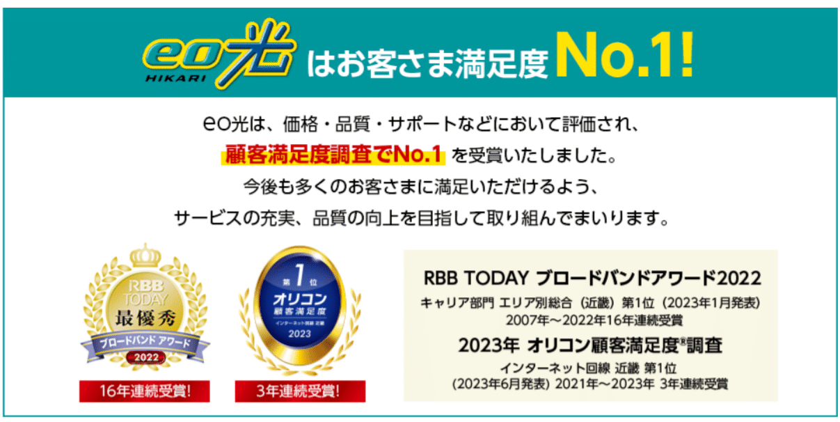 eo光　お客様満足度 