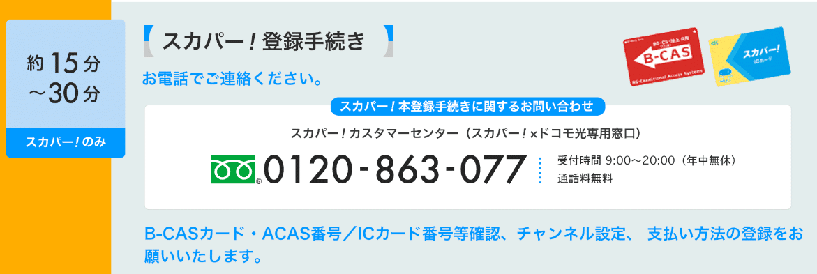ドコモ光　スカパー