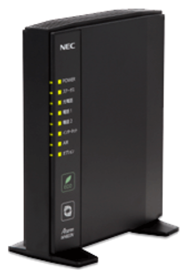 コミュファ光　ホームゲートウェイ　NEC　wifi5