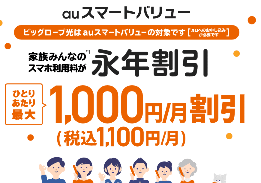 ビッグローブ光　auスマートバリュー
