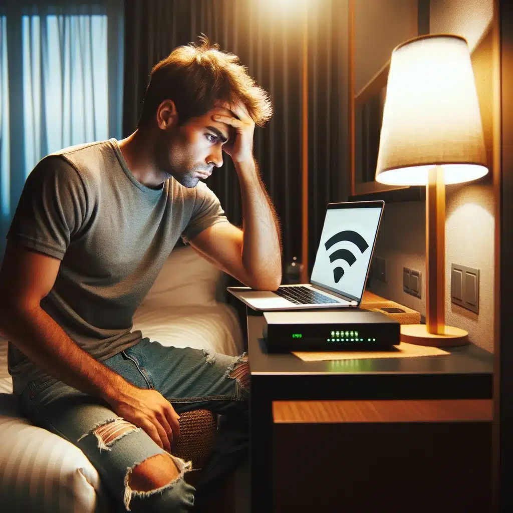 ホテルのWiFiが遅いし、繋がらないときの対処法5選