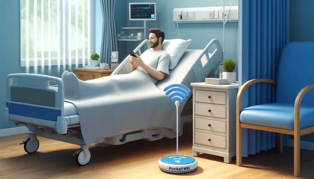 【できれば】病院の入院中はWIMAXを持っていきたい