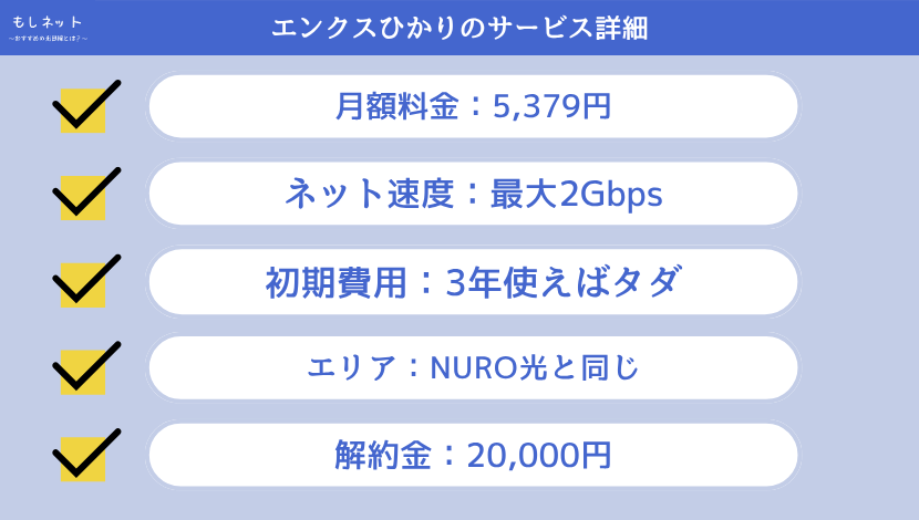 エンクスひかり(株式会社エンクス)のサービス詳細