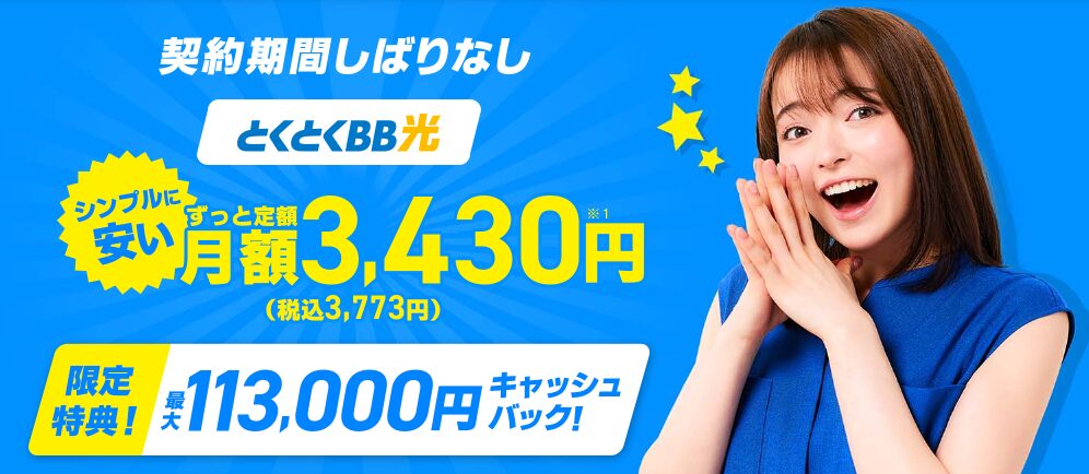 GMOとくとくBB光